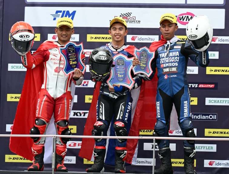 Aksi Kencang Pebalap Astra Honda Taklukkan Podium ARRC Sepang
