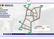 Antisipasi Kemacetan di Kota Batusangkar, Mulai 19 April, Dishub Tanah Datar Berlakukan Rekayasa Lalin yang Baru