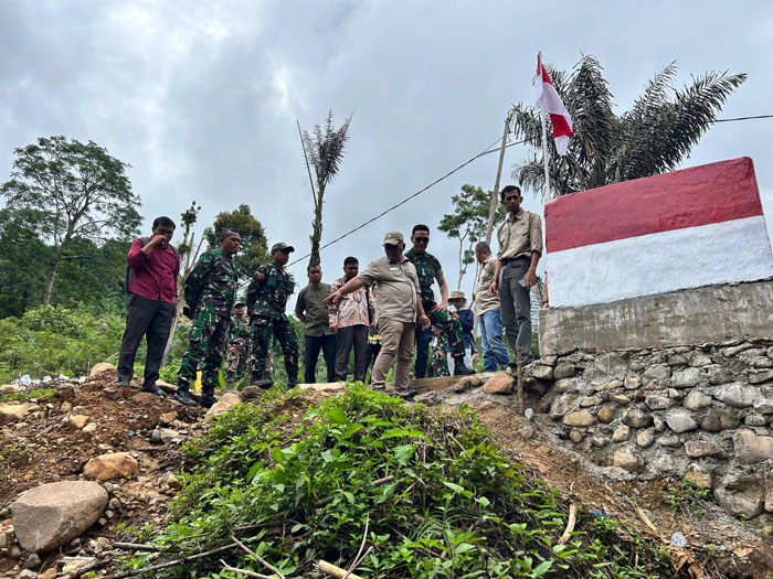 Jembatan Aramco Pegambiran–Rura Patontang Rampung, Bupati dan Dandim 0305 Pasaman Tinjau Lokasi