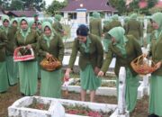 HUT KCK ke-80, Ketua Persit KCK Cab LXV Kodim 0311/ Pessel Ziarah ke TMP Sago