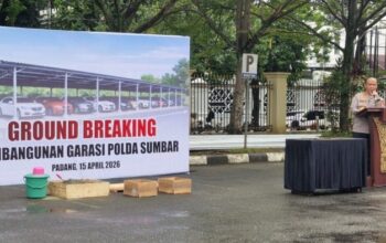 Kapolda Sumbar Bangun Garasi Armada Dinas  dan Kembangkan Lahan Pangan 100 Hektare