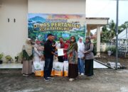 Percepat Pemulihan Dampak Bencana Disektor Pertanian, Wako Salurkan Bantuan Benih Jagung