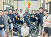 Kurang dari 24 Jam, Pencuri Motor asal Jakarta Ditangkap