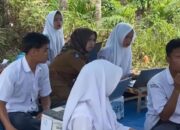 Perjuangan Pelajar SMPN 4 Kecamatan Kapur, Ujian di Tengah Ladang dan di Bawah Tenda Darurat