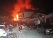 Rumah Warga Santur Ludes Dimamah Api