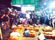 150 Kg Ganja Gagal Beredar di Sumbar, Dibawa dari Panyabungan, 4 Pelaku Ditangkap, Dikemas dalam Karung Tepung Terigu
