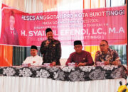 Ketua DPRD Bukittinggi Syaiful Efendi Tampung Aspirasi Warga Aur Kuning, Warga Keluhkan Penyaluran Bansos Tidak Tepat Sasaran