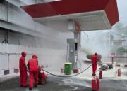 Gelar Simulasi Penanggulangan Keadaan Darurat di Padang, Pertamina Perkuat Kesiapsiagaan Penanganan Kebakaran SPBU