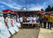 Sapi Kurban Bantuan Presiden Prabowo Disembelih di Gunung Tuleh, Ratusan Warga Bahoras Antusias Saksikan Penyembelihan