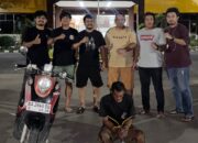 Apes! Residivis Curanmor Babak Belur Diamuk Massa, Embat Motor Karyawan Toko Cat, Pelaku Tabrakan lalu Terjatuh