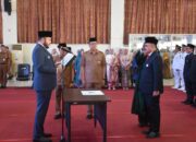 Lantik Raju Minropa jadi Sekda, Fadly Amran Rombak Kabinet Pemko Padang, Minta Pejabat yang Baru Dilantik ‘Tancap Gas’ Implementasikan Progul