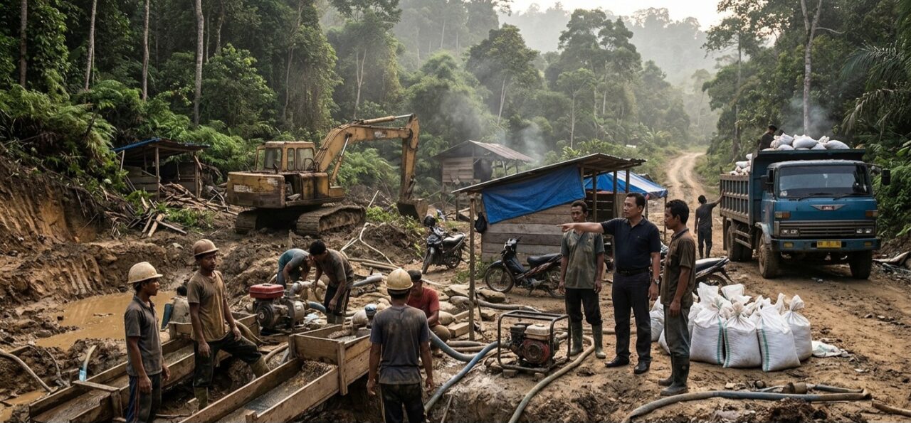 Diduga Didanai Cukong Luar, Maraknya Tambang Emas Ilegal di Limapuluh Kota jadi Sorotan