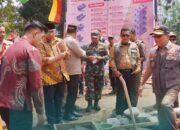 Sestama BNPB Letakkan Batu Pertama Rumah Contoh Huntap Mandiri di Silaing Bawah