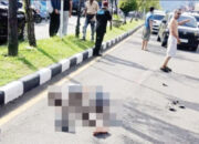 Jatuh Gegara Menyenggol Pintu Mobil yang Dibuka Mendadak, Pemotor Tergilas Truk Pengangkut LPG