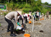 Gerakan Penghijauan Berkelanjutan, Pemko dan Polres Tanam 500 Bibit Pohon