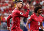 Ronaldo Pecahkan Rekor Bersejarah, Portugal Pesta Lima Gol ke Gawang Uzbekistan