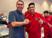 Sekum KONI Sumbar Anandya Dipo Pratama Dampingi Atlet Sumbar di Kejuaraan Karate Asia 2026 di Bali