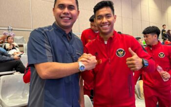 Sekum KONI Sumbar Anandya Dipo Pratama Dampingi Atlet Sumbar di Kejuaraan Karate Asia 2026 di Bali