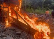 Antisipasi Aktivitas PETI, Petugas Gabungan Polres Pasbar Patroli di Gunung Tuleh