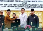 Pemko Sampaikan Pertanggungjawaban APBD 2025 ke DPRD, Pendapatan Daerah Capai Rp565 Miliar