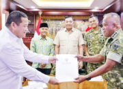 Temui Menhan Sjafrie Sjamsoeddin, Menhut Raja Juli Serahkan PPKH untuk 17 Yon TP Hampir 1.000 Hektar