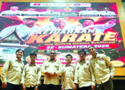 650 Karateka Ramaikan Kejuaraan Jam Gadang Inkanas Se-Sumatra di Bukittinggi