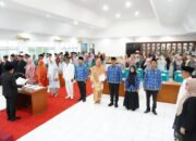 Lantik 12 Pejabat, BupatiTegaskan Rotasi, Mutasi dan Promosi Akan Terus Bergulir