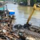 HJK Padang ke-357 dan Selaju Sampan, 4 Bangkai Kapal di Batang Arau Dibongkar
