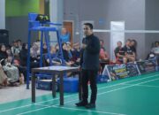 Wali Kota Solok Buka Turnamen Bulutangkis Bumi Bos Cup I
