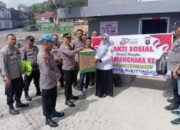 Polsek IV Koto Perkuat Siskamling, Serahkan Perlengkapan Pos Ronda kepada Warga