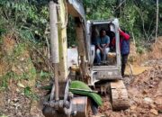 Tambang Emas Ilegal di Nagari Lubuk Ulang Aling Ditindak, 2 Operator Ditangkap, 1 Ekskavator jadi Barang Bukti, Cukong PETI Diburu Ditreskrimsus Polda Sumbar