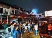 7 Ruko Hangus Dilalap si Jago Merah, Kerugian Ditaksir Miliaran Rupiah