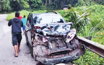 5 Kendaraan Kecelakaan Beruntun di Lurah Berangin, Dipicu Truk Rem Blong, 2 Orang Luka-Luka