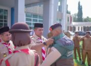 Bupati Jon Firman Pandu Lepas Kontingen Jamnas Cibubur