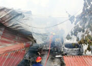 Rumah dan Toko PMD Terbakar, Hanguskan 2 Mobil, 1 Motor dan 1 Betor