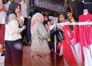 Jelang HUT ke-81 RI, Lapak Bendera Mulai Semarak di Pasar Pusat Padang Panjang