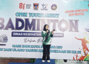 Dinkes Gelar Open Tournament Badminton, Kampanyekan PHBS Lewat Olahraga