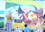 Fadly Amran Tutup Lomba Mural di Padang, Taman Aliran Kenangan Makin Estetis