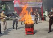 Dari 8 Perkara Narkotika, BB Narkoba 4,37 Gram Sabu Dibakar Kejari Sawahlunto