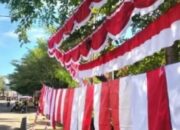 Pemkab Solsel Distribusikan Ribuan Bendera Merah Putih ke Nagari