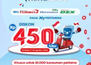 Semarak Merdeka MyPertamina, Pertamina Patra Niaga Sumbagut Hadirkan Diskon Rp 450 per Liter
