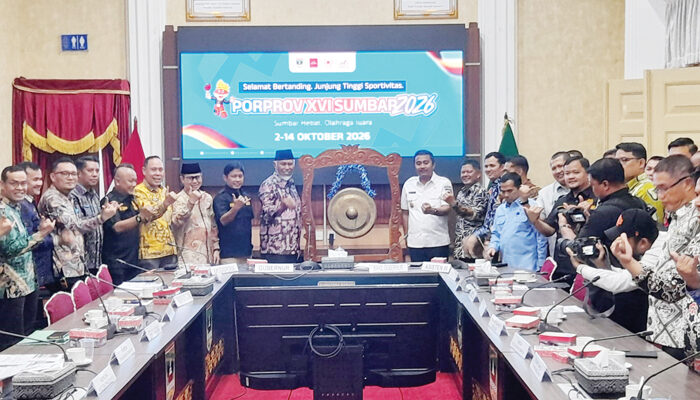 Sah! Porprov XVI Sumbar Tetap Digelar 2-14 Oktober 2026, Gubernur Mahyeldi Soft Launching
