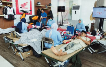Bersama Pelanggan Berbagi Kehidupan, Honda Hayati Kumpulkan 166 Kantong Darah