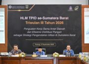 Gelar High Level Meeting Triwulan III, TPID Sumbar Perkuat Mitigasi Risiko Inflasi dan Kerja Sama Antar Daerah