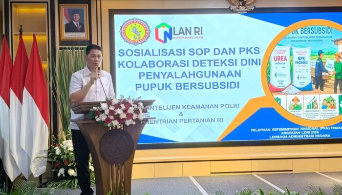Kombes Pol Sunarya Buat Gagasan Tata Kelola Deteksi Dini Penyalahgunaan Pupuk Bersubsidi