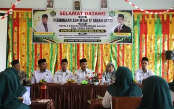 Bimbingan Kemenag dalam Menyiapkan Masa depan Anak Nagari di MTsN 17 Tanah Datar