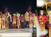 Pernikahan Riyadh dan Nithalie Padukan Adat Minang dan Budaya Nusantara di Borobudur