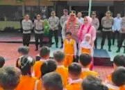 Kapolres Pasaman AKBP Adirawa Permana, Sambut Ceria Anak TK Kemala Bhayangkari 