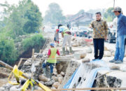 Tinjau Infrastruktur Agam Barat, Bupati Agam Pastikan Pembangunan Berjalan Lancar