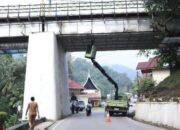 Lampu LED Jembatan Silo Diganti, Penataan Penerangan Kota Terus Dikebut